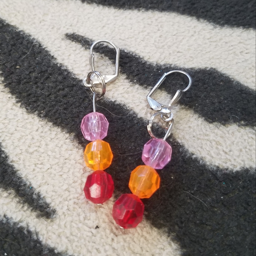 Y2K Handmade Earrings- Multicolor